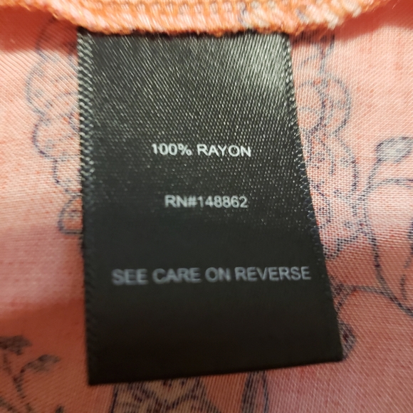 NEW TORRID ORANGE FLORAL RETRO DRESS...SIZE:2 - Picture 8 of 8